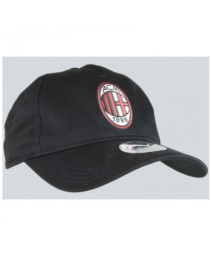 Cappello ufficiale AC Milan nero 100/% acrilico Serie A Football Crest Bronx