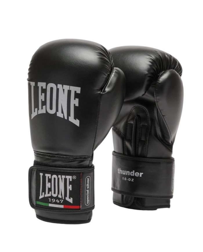 Guantone da Boxe Leone 1947 Thunder GN383 12OZ Nero GN383BK12 Guantone da Boxe Leone 1947 Thunder GN383 12OZ Nero GN383BK12