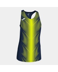 Canotta da Donna Joma Olimpia TShirt Smanicata Fitness Running Blu Giallo 900932341