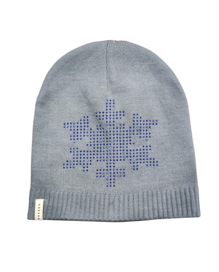 Cappello a Cuffia Brekka Bling Beanie BRFJ6000SKY Junior Azzurro in Cotone Misto Cappello a Cuffia Brekka Bling Beanie BRFJ6000SKY Junior Azzurro in Cotone Misto