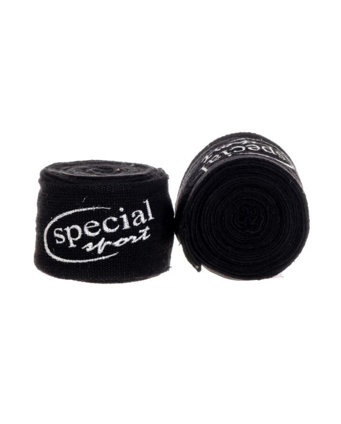 Coppia Bende Sottoguantoni Special Sport Boxe Arti Marziali  Nero 11180