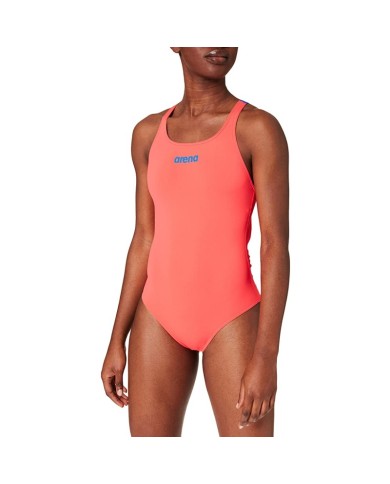Costume Intero da Donna Arena Solid Swim Pro Nuoto Piscina Rosso Fluo 2A24280 Costume Intero da Donna Arena Solid Swim Pro Nuoto Piscina Rosso Fluo 2A24280