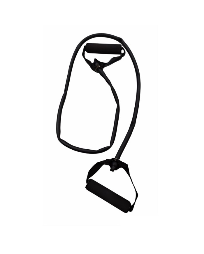 Elastico con Maniglia Effea 816 Intensità Media Nero Unisex per il Fitness