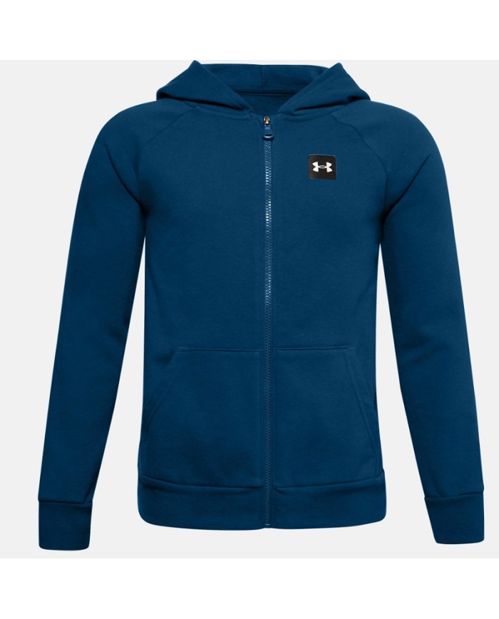 Felpa da Ragazzo Under Armour Rival Cappuccio Zip Blu 1357609581