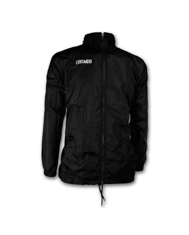 KWay Gems Ecuador Giacca Antivento Nera Antipioggia Running Calcio GA02BK KWay Gems Ecuador Giacca Antivento Nera Antipioggia Running Calcio GA02BK