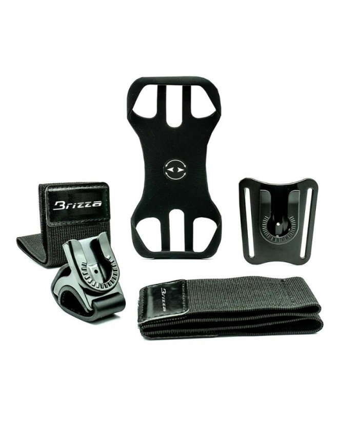 Portasmartphone da Bicicletta Brizza Running Ruotabile 360° Nero 0257 Portasmartphone da Bicicletta Brizza Running Ruotabile 360° Nero 0257