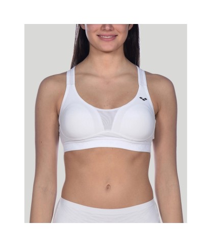 Reggiseni Sportivi Arena Hera 001900100 Bianco Donna Sostegno Elevato Reggiseni Sportivi Arena Hera 001900100 Bianco Donna Sostegno Elevato