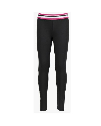 Pantaloni Diadora Jg. Leggins 5 Palle Bimba Fashion Nero Rosa 1021759170180013
