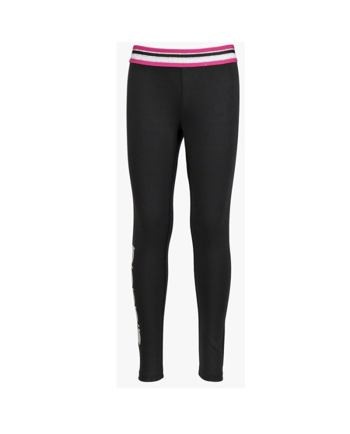 Pantaloni Diadora Jg. Leggins 5 Palle Bimba Fashion Nero Rosa 1021759170180013