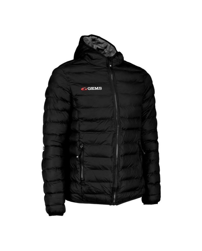 Piumino Sportivo Gems Ottawa FF010010 Unisex Nero Grigio in Nylon Poliestere