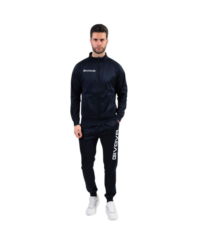 Tuta CUBA Givova Blu Unisex Micropile FullZip TR0340004