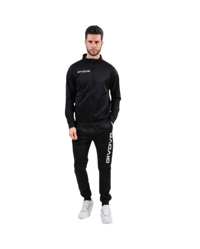 Tuta CUBA Givova Nero Unisex Micropile FullZip TR0340010 Tuta CUBA Givova Nero Unisex Micropile FullZip TR0340010