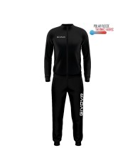 Tuta CUBA Givova Nero Unisex Micropile FullZip TR0340010