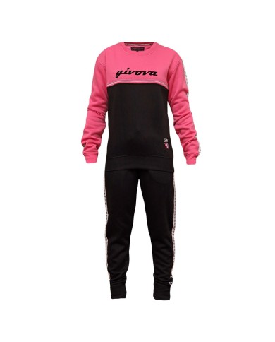 TUTA DONNA 100 G/COLLO CON BANDA IN FELPA NERO/FUXIA Tg. M TUTA DONNA 100 G/COLLO CON BANDA IN FELPA NERO/FUXIA Tg. M