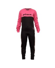 TUTA DONNA 100 G/COLLO CON BANDA IN FELPA NERO/FUXIA Tg. M TUTA DONNA 100 G/COLLO CON BANDA IN FELPA NERO/FUXIA Tg. M