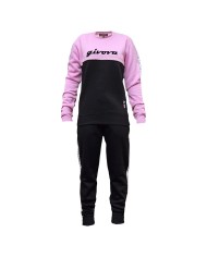 Tuta ITALIA 100 DONNA Givova LFD01 Felpata Girocollo Lilla Nero LFD011710 Tuta ITALIA 100 DONNA Givova LFD01 Felpata Girocollo Lilla Nero LFD011710