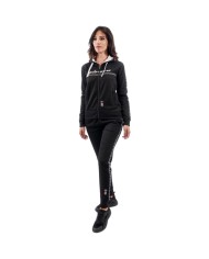 TUTA DONNA 101 CON BANDA E CAPPUCCIO IN FLEECE NERO/FUXIA Tg. M TUTA DONNA 101 CON BANDA E CAPPUCCIO IN FLEECE NERO/FUXIA Tg. M