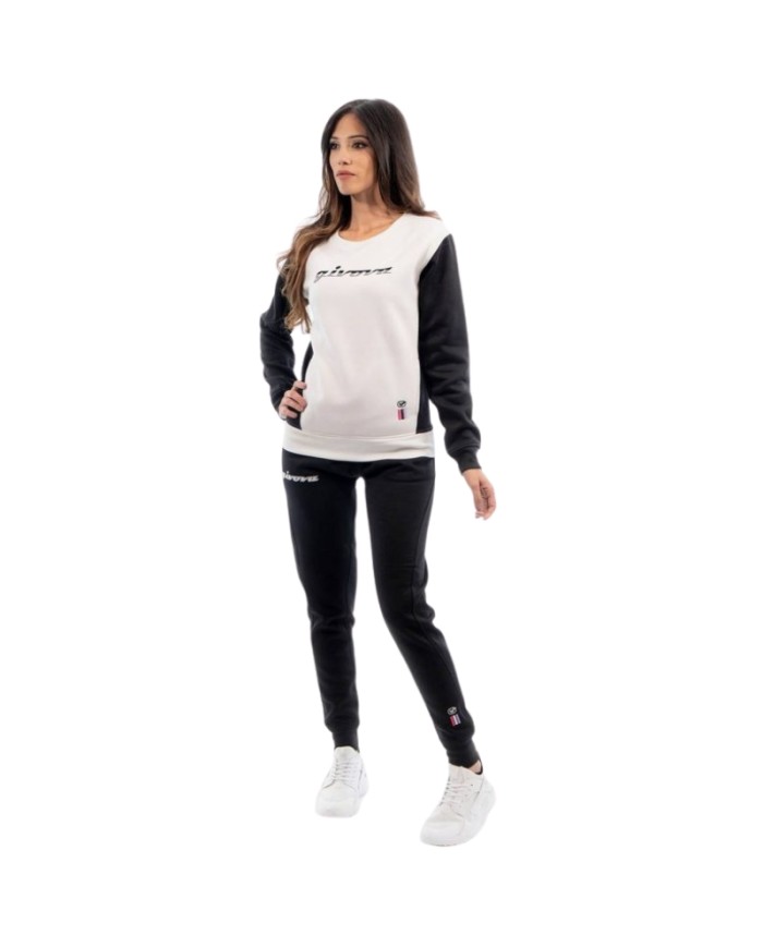Tuta ITALIA 102 DONNA Givova LFD03 Girocollo con Tasche Nero Bianco LFD031003 Tuta ITALIA 102 DONNA Givova LFD03 Girocollo con Tasche Nero Bianco LFD031003