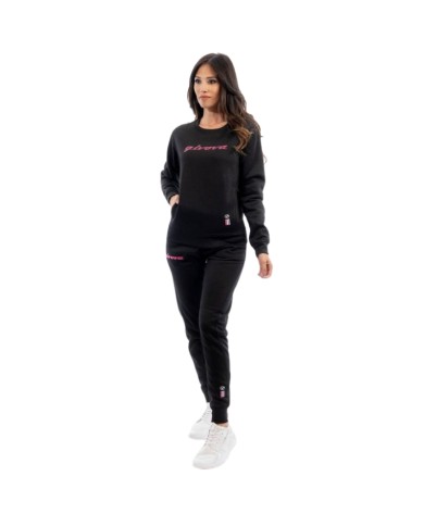 Tuta ITALIA 102 DONNA Givova LFD03 Girocollo con Tasche Nero Fuxia LFD031006 Tuta ITALIA 102 DONNA Givova LFD03 Girocollo con Tasche Nero Fuxia LFD031006