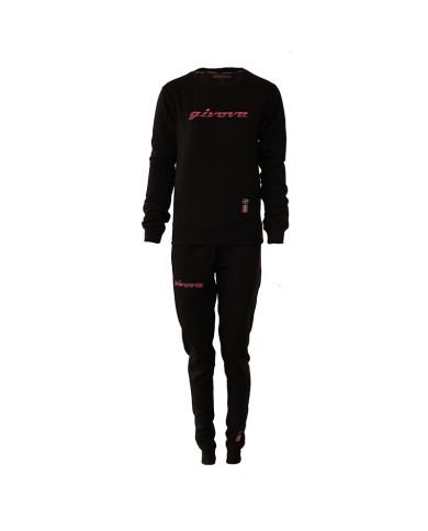 Tuta ITALIA 102 DONNA Givova LFD03 Girocollo con Tasche Nero Fuxia LFD031006 Tuta ITALIA 102 DONNA Givova LFD03 Girocollo con Tasche Nero Fuxia LFD031006