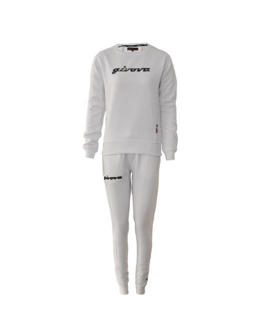 Tuta ITALIA 104 DONNA Givova LFD05 Girocollo Garzata Bianco Nero LFD050310 Tuta ITALIA 104 DONNA Givova LFD05 Girocollo Garzata Bianco Nero LFD050310