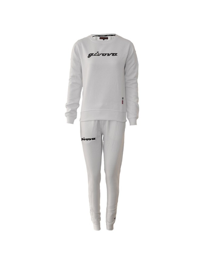 Tuta ITALIA 104 DONNA Givova LFD05 Girocollo Garzata Bianco Nero LFD050310 Tuta ITALIA 104 DONNA Givova LFD05 Girocollo Garzata Bianco Nero LFD050310