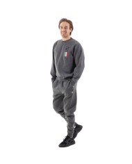 Tuta da Uomo ITALIA 100 Givova LIM01 Felpata Girocollo Verde Nero LIM011310 Tuta da Uomo ITALIA 100 Givova LIM01 Felpata Girocollo Verde Nero LIM011310