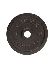 Disco in Ghisa Toorx 10 Kg Foro 25mm Pesi Palestra Fitness Nero DGN10