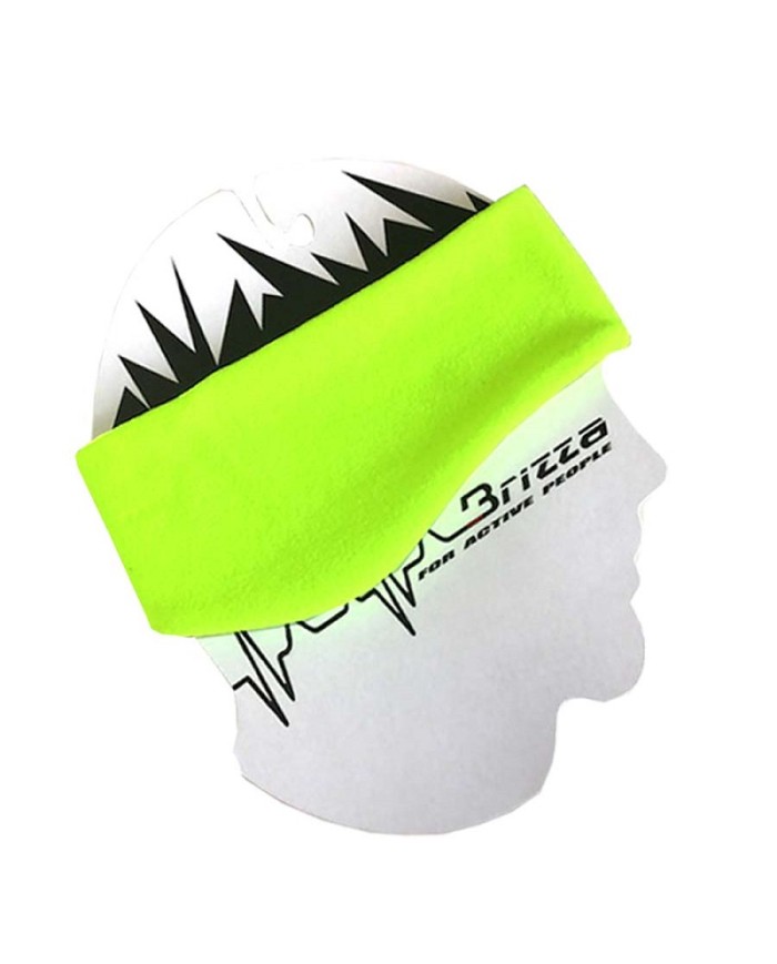 Fascetta Brizza Fascia in Soft Micropile Running Unisex Giallo Fluo 0551YE Fascetta Brizza Fascia in Soft Micropile Running Unisex Giallo Fluo 0551YE