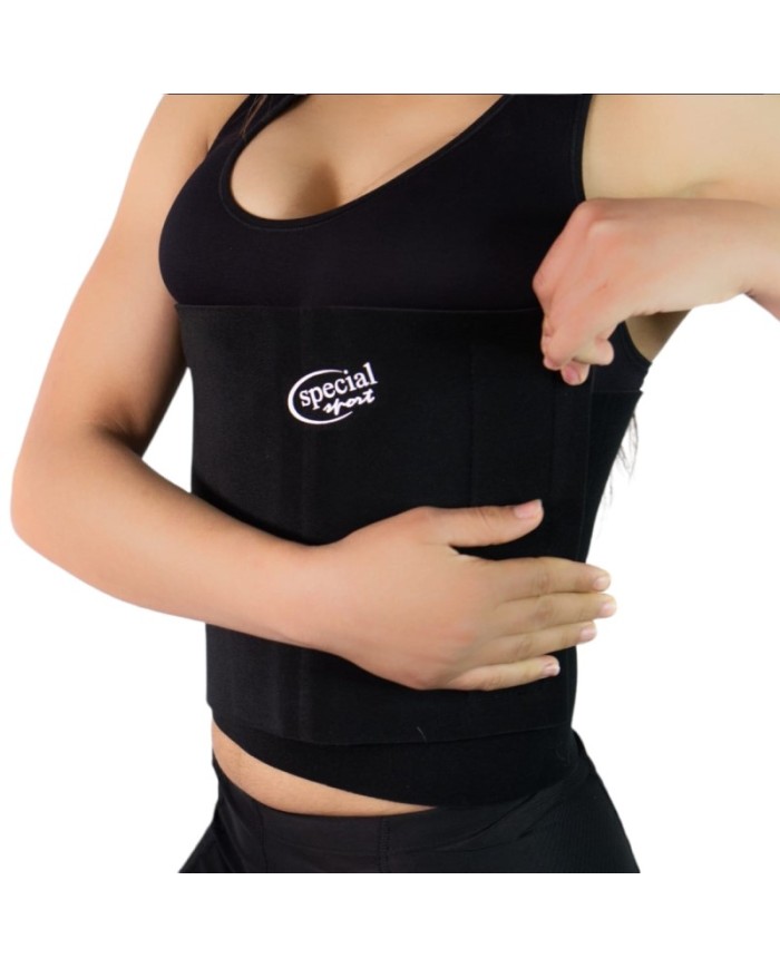 Fascia Dimagrante in Neoprene Special Sport Pancera 100X25 cm Nera 7801