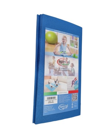 Tappetino Fitness Junior Special Sport 100x50cm Blu Antiscivolo SPTAPJUNBL