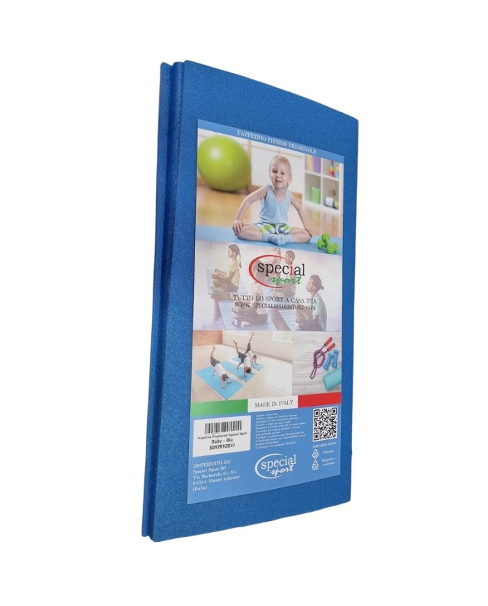 Tappetino Fitness Junior Special Sport 100x50cm Blu Antiscivolo SPTAPJUNBL