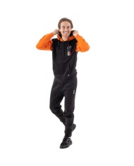 Tuta UOMO ITALIA 101 Givova LIM02 Felpata con Cappuccio Nero Arancio LIM021001 Tuta UOMO ITALIA 101 Givova LIM02 Felpata con Cappuccio Nero Arancio LIM021001