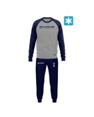 Tuta UOMO ITALIA 106 Givova LIM04 Felpata con Cappuccio Blu Grigio LIM060427 Tuta UOMO ITALIA 106 Givova LIM04 Felpata con Cappuccio Blu Grigio LIM060427