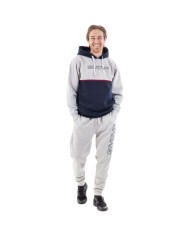 Tuta UOMO ITALIA 106 Givova LIM04 Felpata con Cappuccio Nero Grigio LIM061027 Tuta UOMO ITALIA 106 Givova LIM04 Felpata con Cappuccio Nero Grigio LIM061027