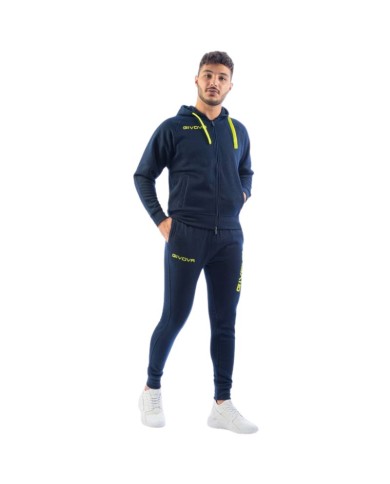 TUTA KING FELPA BLU/GIALLO FLUO Tg. XS TUTA KING FELPA BLU/GIALLO FLUO Tg. XS