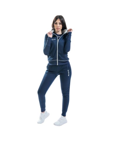 Tuta da Donna Givova KING STAR LFB26 Cotone Blu Grigio Chiaro LFB260427 Tuta da Donna Givova KING STAR LFB26 Cotone Blu Grigio Chiaro LFB260427