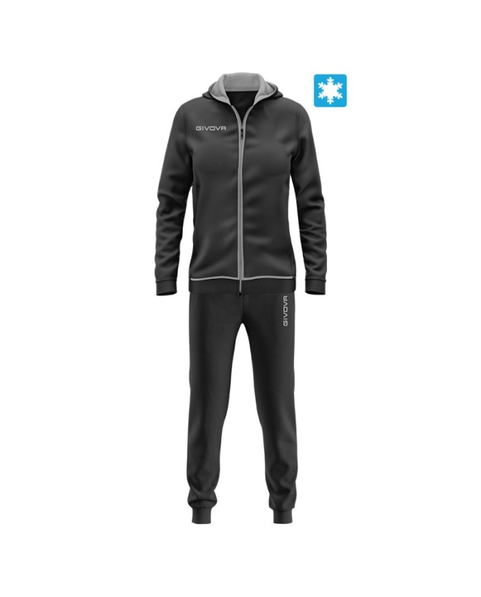 Tuta da Donna Givova KING STAR LFB26 Cotone Grigio Scuro Grigio Chiaro LFB262327