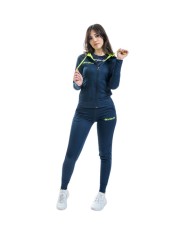 Tuta da Donna Givova LADY TR015 Fitness Sport Blu Giallo Fluo TR0150404