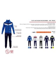 Tuta Givova MATADOR MICROFIBRA TR020 Unisex con Cappuccio Blu TR0170404