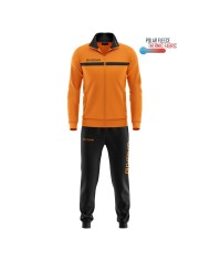 Tuta Givova ONE FULL ZIP POLAREFLEECE TT012 Unisex Arancio Nero TT0120110
