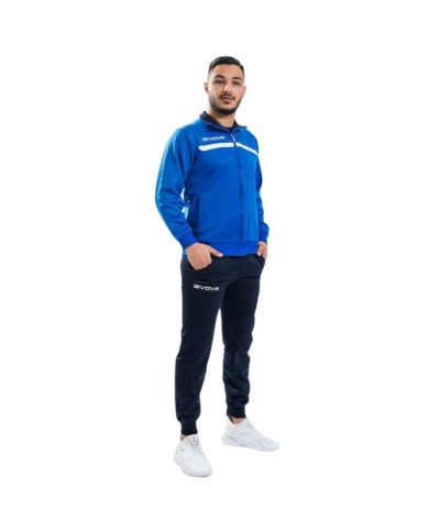 Tuta Givova ONE FULL ZIP POLAREFLEECE TT012 Unisex Azzurro Blu TT0120204 Tuta Givova ONE FULL ZIP POLAREFLEECE TT012 Unisex Azzurro Blu TT0120204