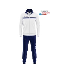 Tuta Givova ONE FULL ZIP POLAREFLEECE TT012 Unisex Bianco Blu TT01203004