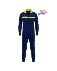 Tuta Givova ONE FULL ZIP POLAREFLEECE TT012 Unisex Blu Giallo TT0120407