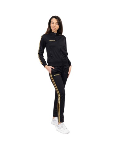 Tuta da Donna Givova REVOLUTION SUMMER TRIACETATO TR033SW Nero Oro TR033SW1020 Tuta da Donna Givova REVOLUTION SUMMER TRIACETATO TR033SW Nero Oro TR033SW1020