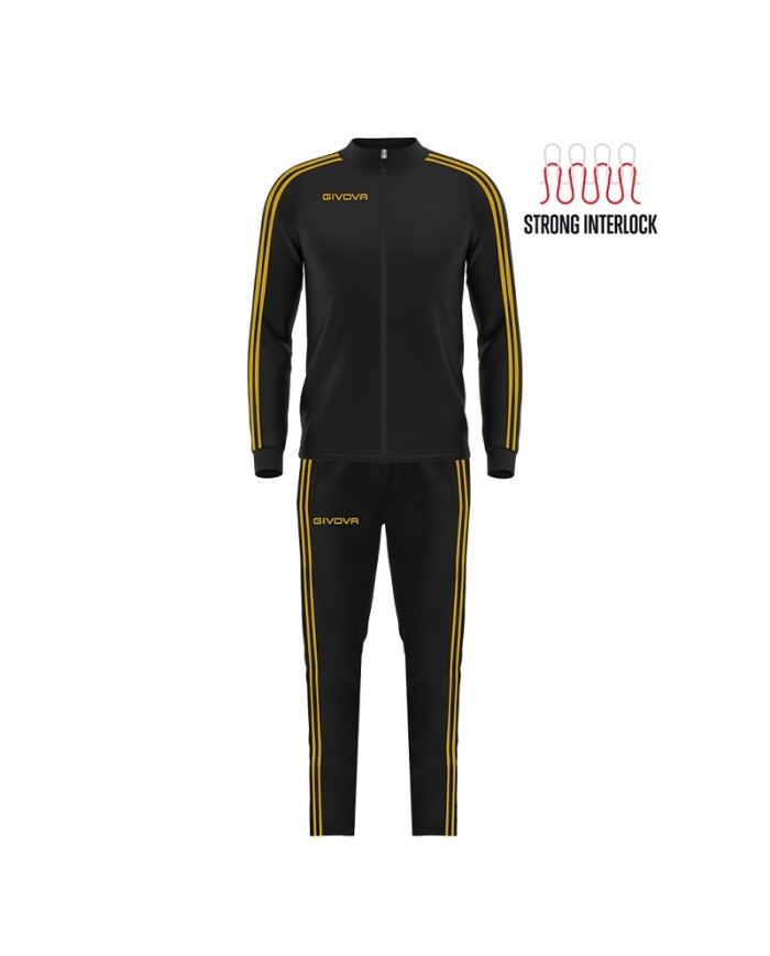 Tuta da Donna Givova REVOLUTION SUMMER TRIACETATO TR033SW Nero Oro TR033SW1020 Tuta da Donna Givova REVOLUTION SUMMER TRIACETATO TR033SW Nero Oro TR033SW1020