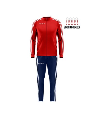 Tuta Givova REVOLUTION SUMMER TRIACETATO TR033S Rosso Blu Unisex TR033S1204 Tuta Givova REVOLUTION SUMMER TRIACETATO TR033S Rosso Blu Unisex TR033S1204