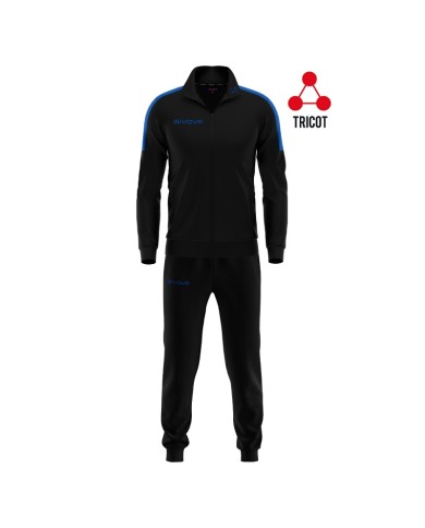 TUTA REVOLUTION TRIACETATO NERO/AZZURRO Tg. 2XL TUTA REVOLUTION TRIACETATO NERO/AZZURRO Tg. 2XL