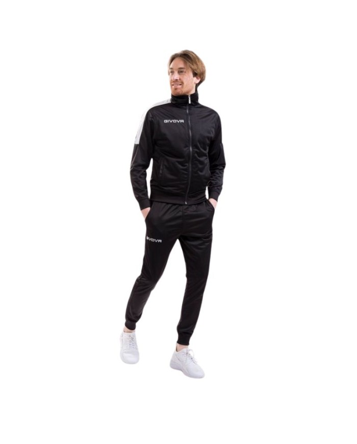 Tuta Givova REVOLUTION TRIACETATO TR033 Fitness Sport Nero Bianco TR0331003