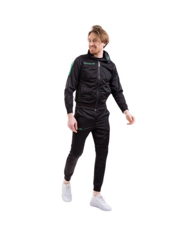 TUTA REVOLUTION TRIACETATO NERO/VERDE Tg. 2XL TUTA REVOLUTION TRIACETATO NERO/VERDE Tg. 2XL